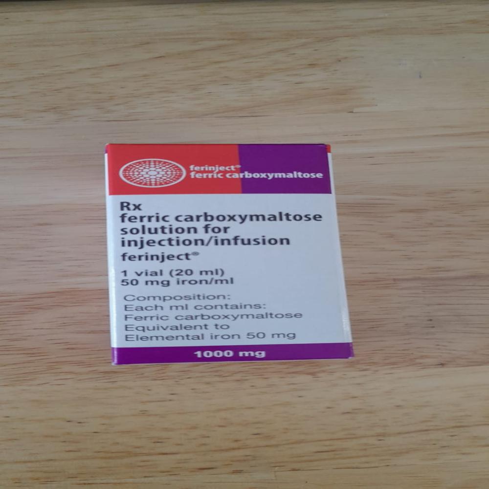 Ferinject 1000 Mg Injection - Shelf Life: 24 Hours