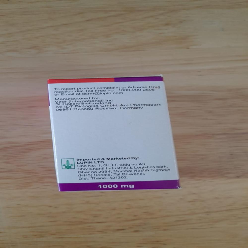 Ferinject 1000 Mg Injection