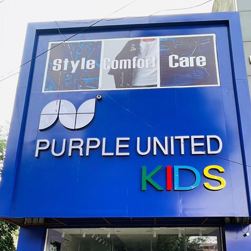 Front Elevation With 3D Acrylic LED Letter