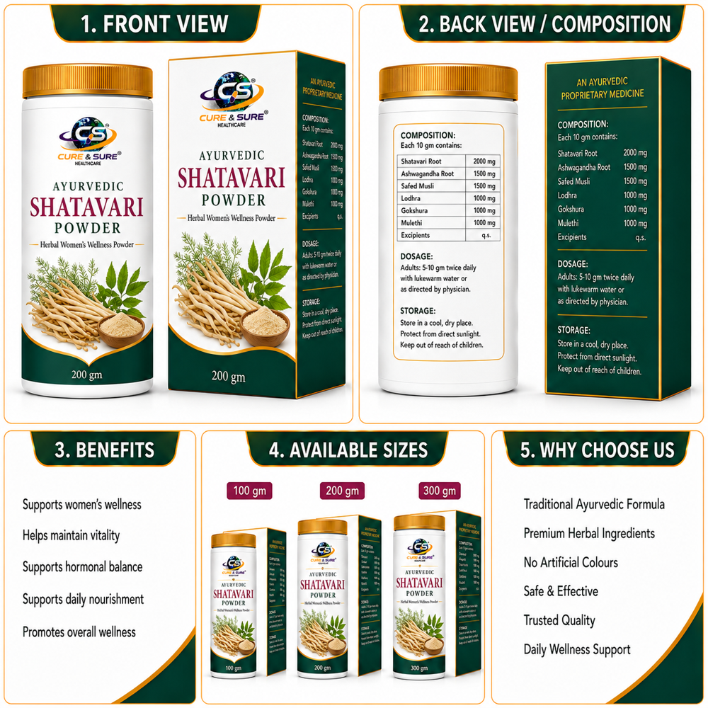 Ayurvedic Shatavari Powder Third Party Manufacturing