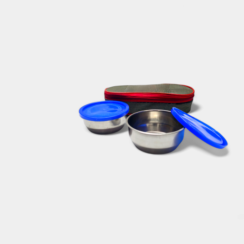 Bag 2 Containers Lunch Box