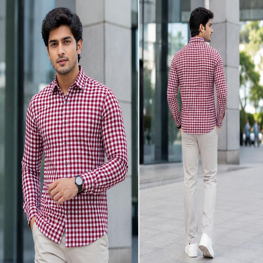 oxford small checks