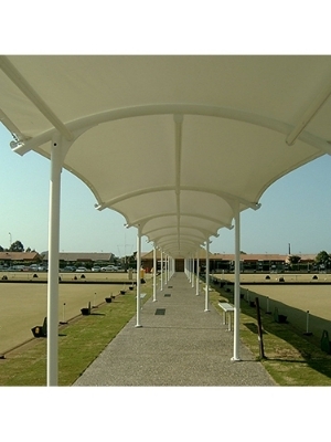 Walk Way Tensile Shade