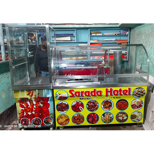 Roll And Kabab Display Counter