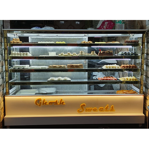 Glass Korean Display Counter With Shop Name