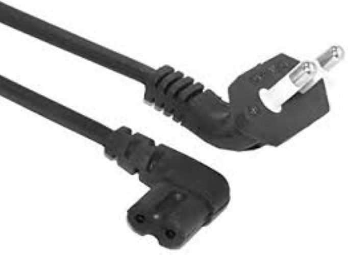 2-Pin Indian Laptop Power Cord , 1.5 M