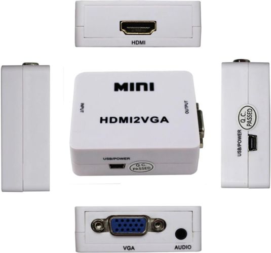 HDMI To VGA Converter Box with Power