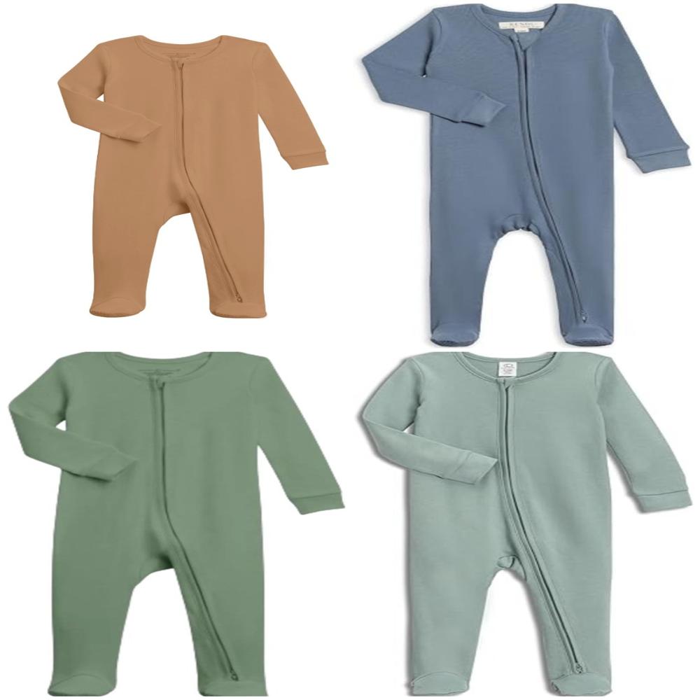 A31324 | COLORED ORGANICS Baby Zip-Up Footed Sleeper