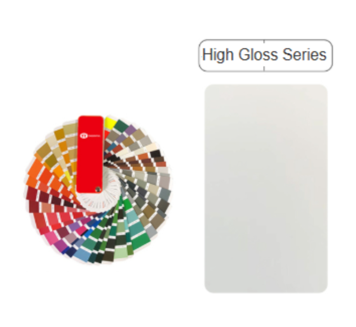 Transparent powder coating