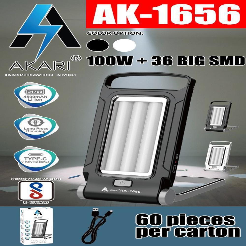 Akari Ak-1656 Rechargeable Emergency Light - Application: Home