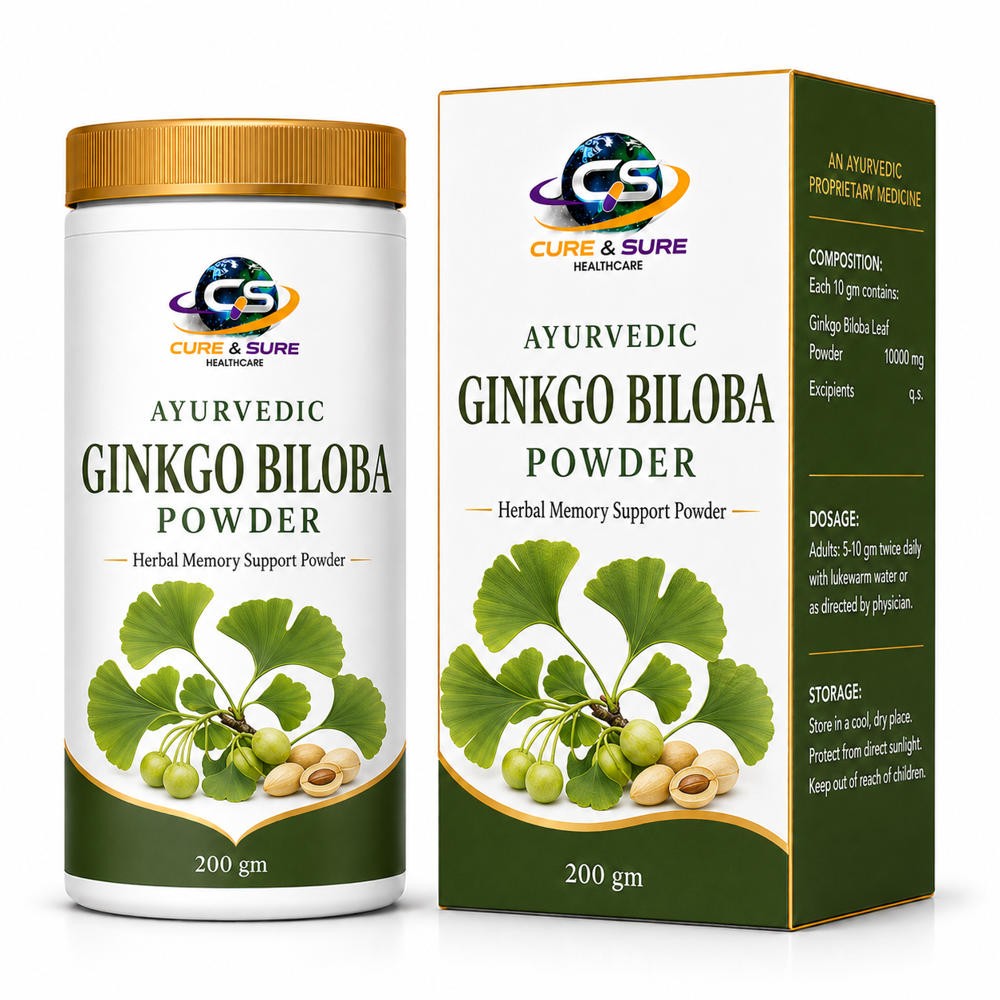 Ayurvedic Ginkgo Biloba Powder Third Party Manufacturing - Age Group: For Adults