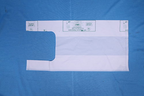 9 x 13 White U Cut Bag