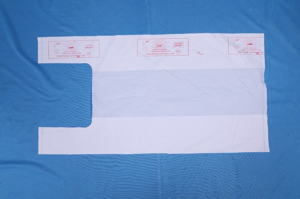 1620 White U Cut Bag