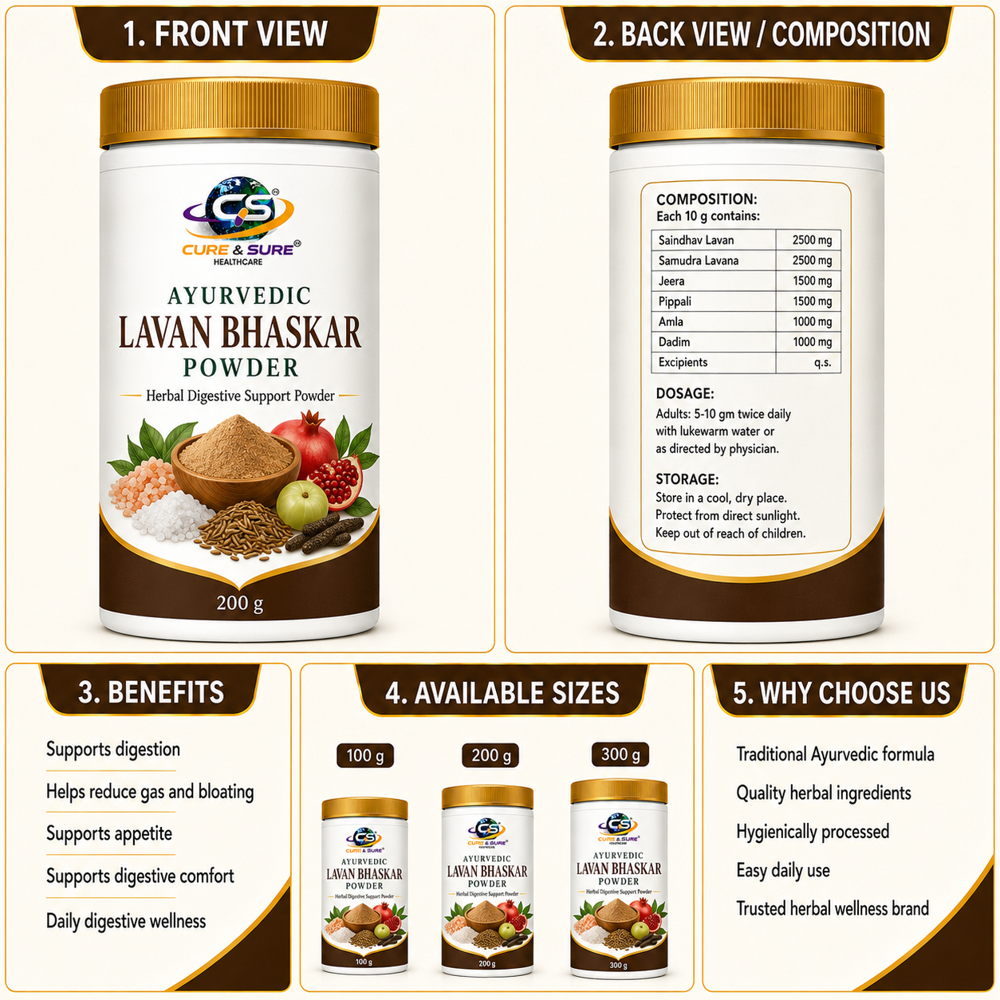 Ayurvedic Lavan Bhaskar Powder Third Party Manufacturing