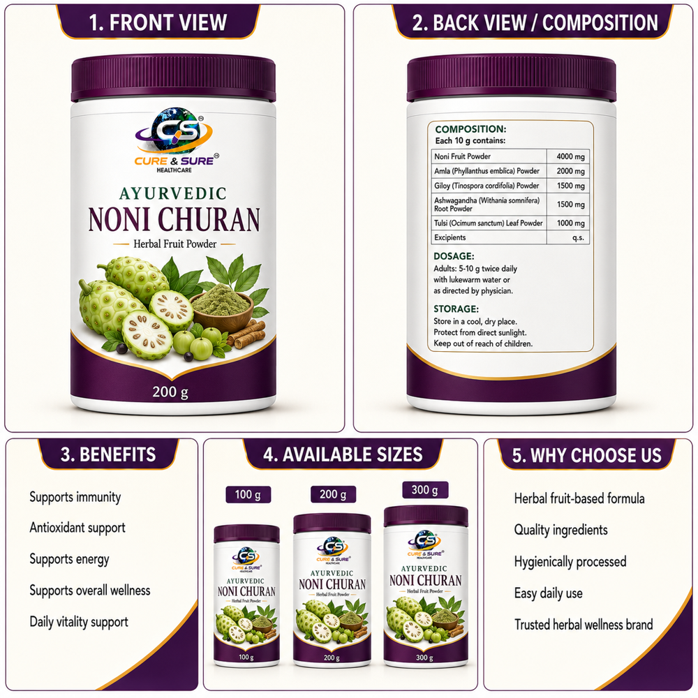 Ayurvedic Noni Churan Third Party Manufacturing