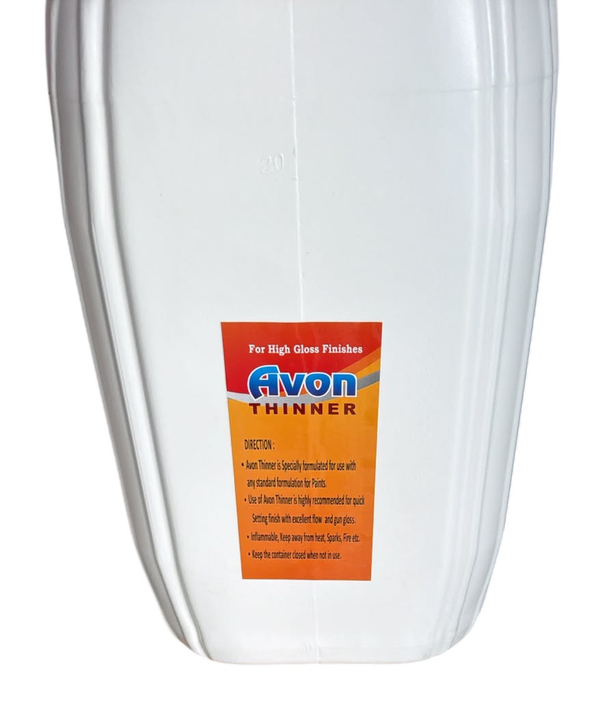 Avon NC Thinner - Nitrocellulose Solvent Blend, 500 ml to 200 L | Clear Liquid, Moderate to High Evaporation, Compatible with NC Paints