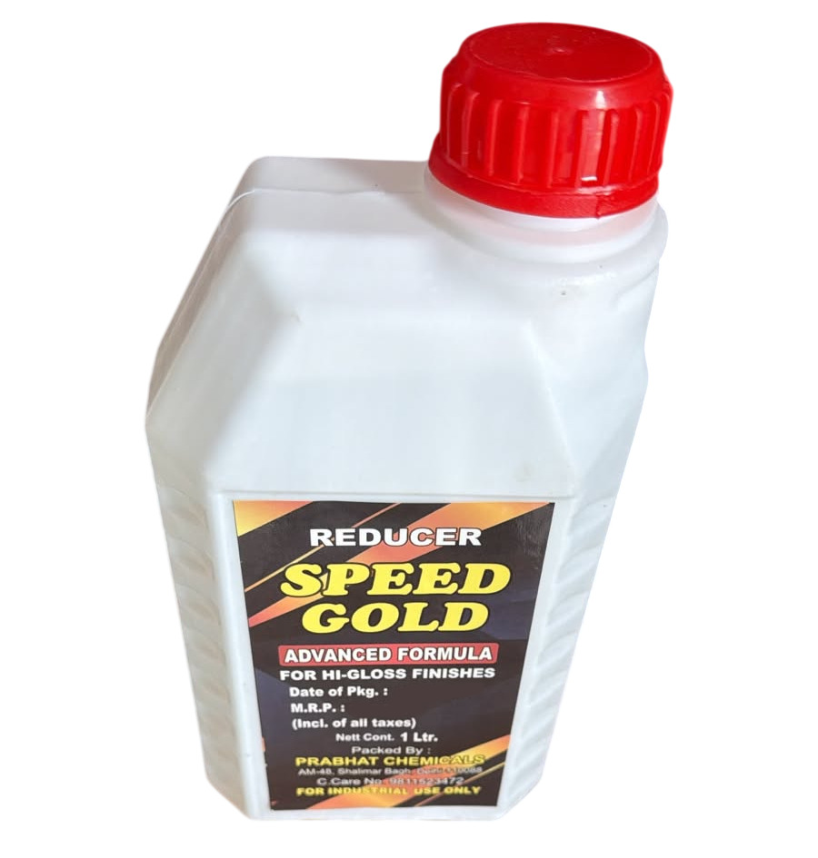 Speed Gold PU Thinner - Aromatic & Aliphatic Solvent Blend, 1-200 Litre Sizes, Clear Transparent Liquid, Medium Evaporation Rate, Flash Point 30C