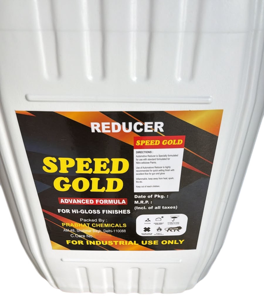 Speed Gold High Gloss PU Thinner - Aromatic Solvent Blend, Water White to Pale Yellow, 1-200L | Compatible with PU Paints, Medium Evaporation Rate