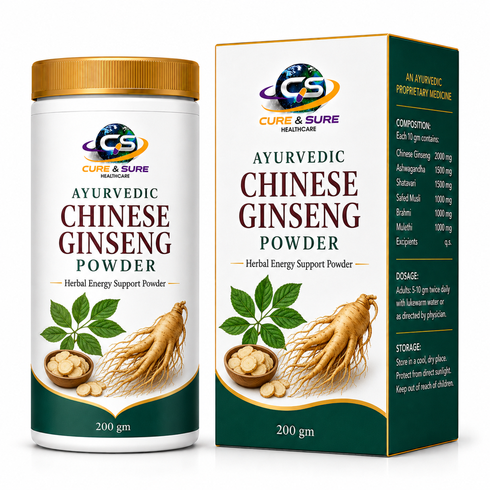 Ayurvedic Chinese Ginseng Third Party Manufacturing