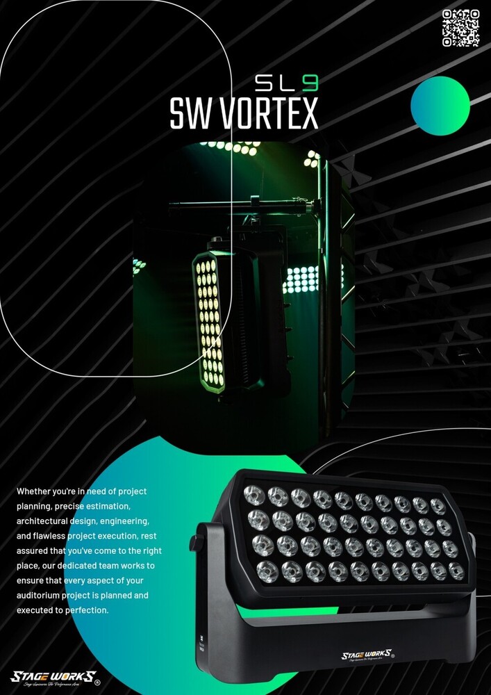 216 Segment Effects Led Strobe Pixel Bar - Color: Black