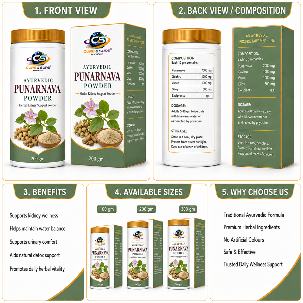 Ayurvedic Punarnava Powder Third Party Manufacturing