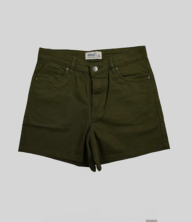 W13640 | Redwood Ladies Stretch Twill Woven Shorts