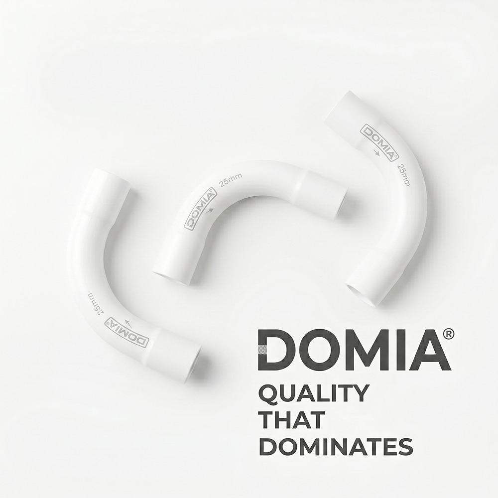 PVC 20 MM BEND DOMIA (75 PCS - 1 PKT)