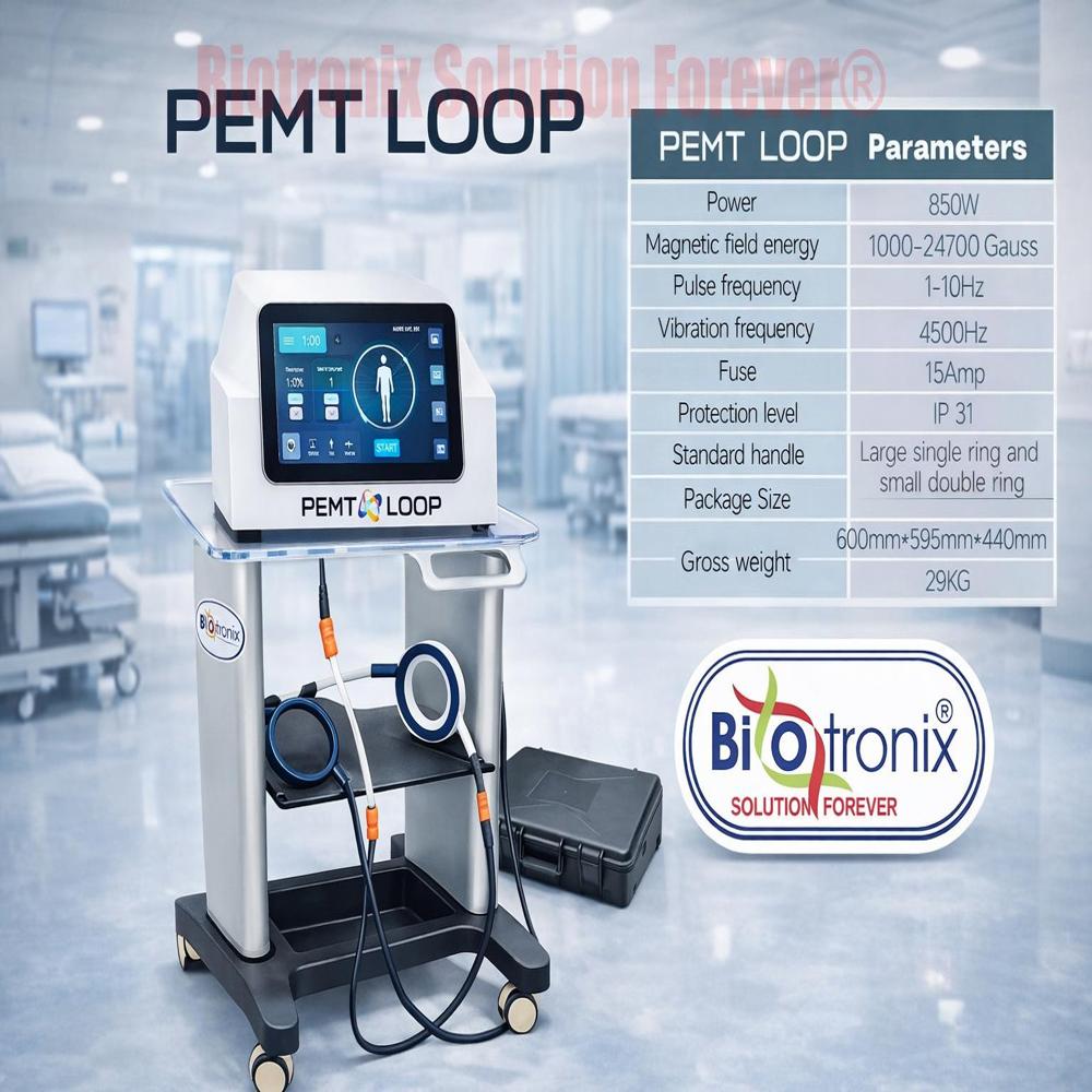 Advanced PEMT Loop Touch Screen Device for Physiotherapy Professionals