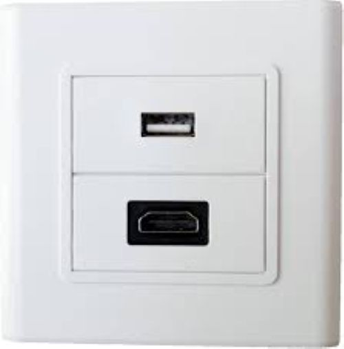1 port 0 Faceplate For HDMI Wall Mount 