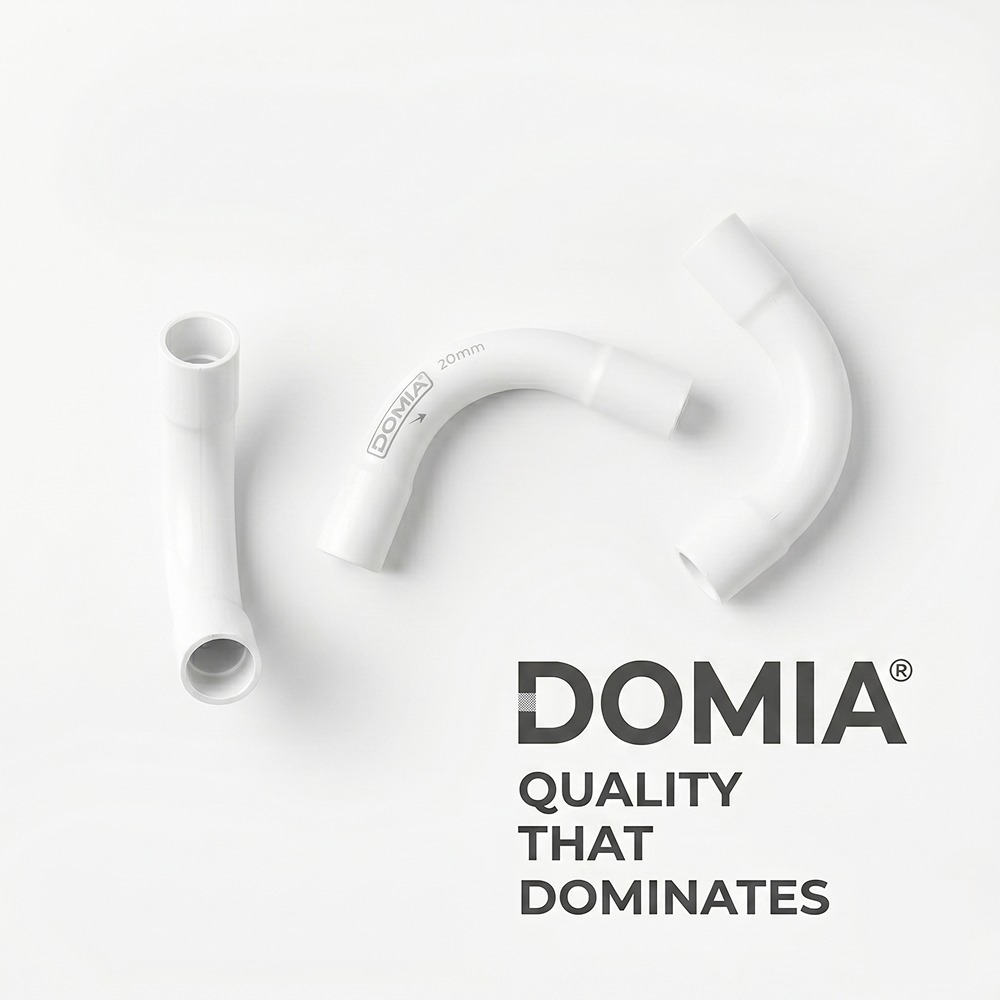 PVC 25 MM BEND DOMIA(25 MM BEND DOMIA (45 PCS - 1 PKT))