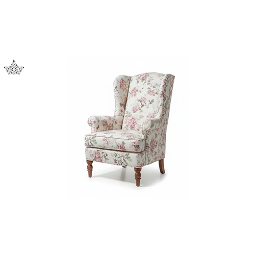 Floral Wingback Armchair