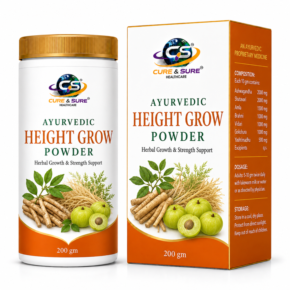 Ayurvedic Height Grow Powder Third Party Manufacturing