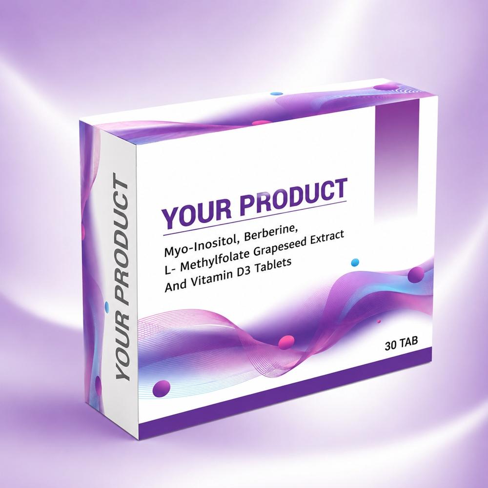 Myo-Inositol, Berberine, L- Methylfolate Grapeseed Extract And Vitamin D3 Tablets