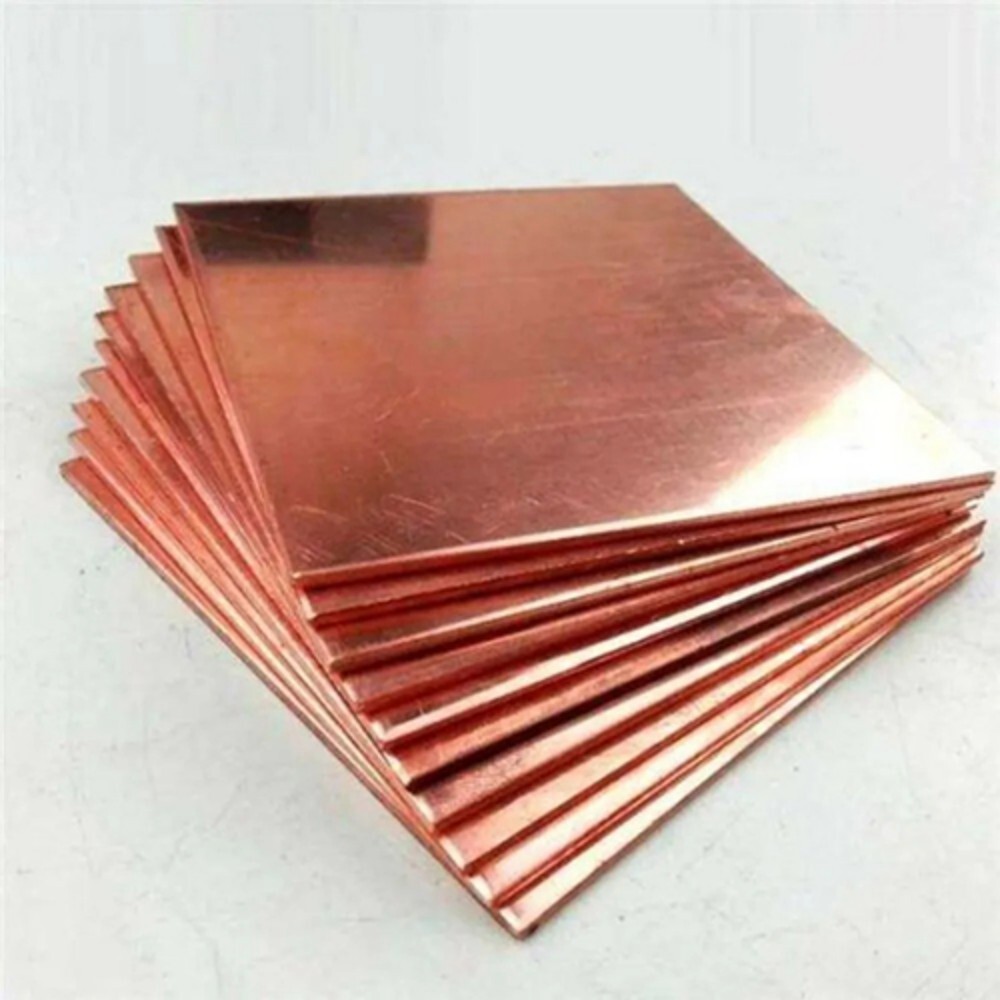 Industrial Copper Sheets - Rigid Copper Strips, Various Sizes & Thicknesses, Reddish-brown Hue, Corrosion Resistant, Alloy Grade