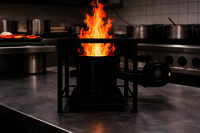 M4 Wood Fired Stove - Dimension (l*w*h): 36 X 36 X 22 Inch