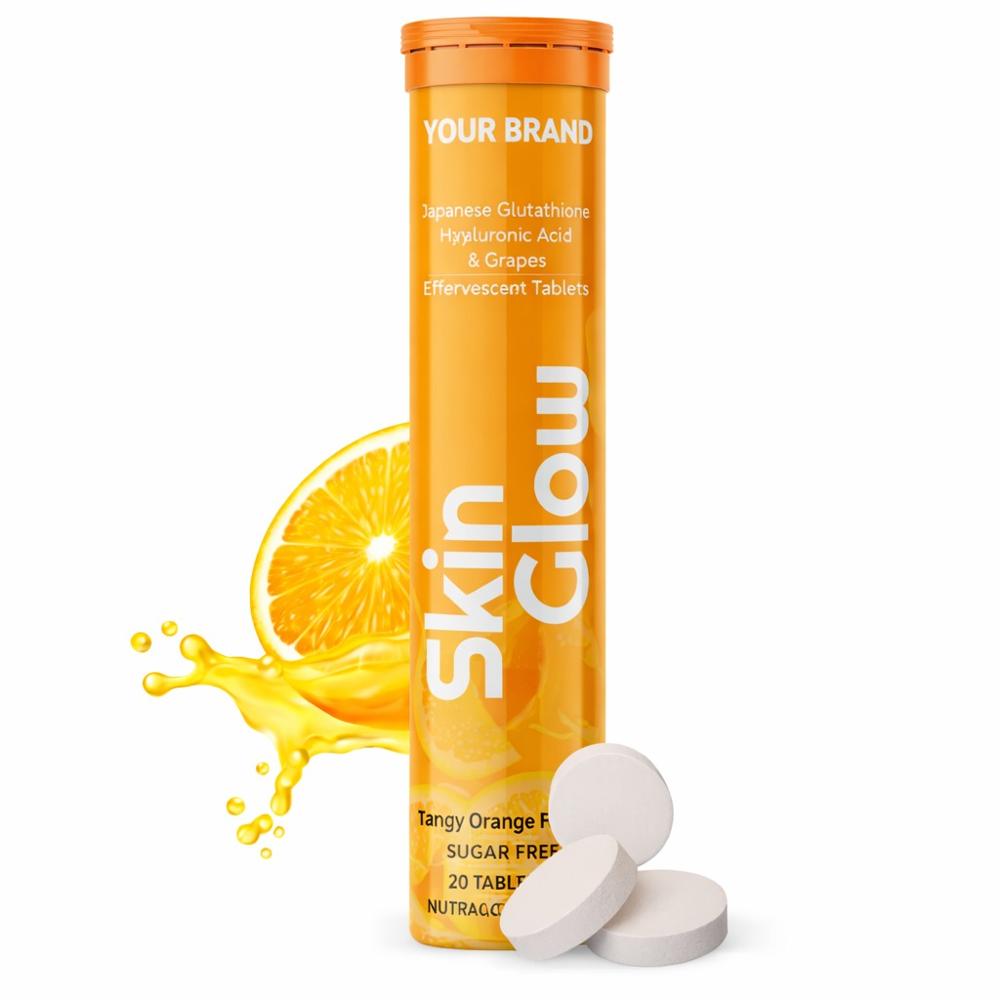 Japanese Glutathione + Hyaluronic Acid + Grapes Effervescent Tablets