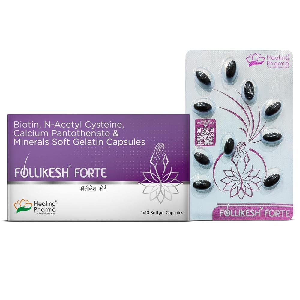 Follikesh Forte Biotin Capsule - Brand Name: Healing Pharma
