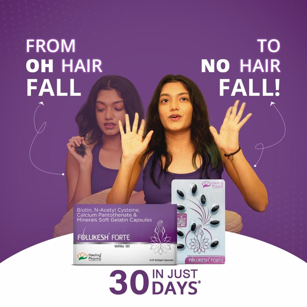 Follikesh Forte Biotin Capsule
