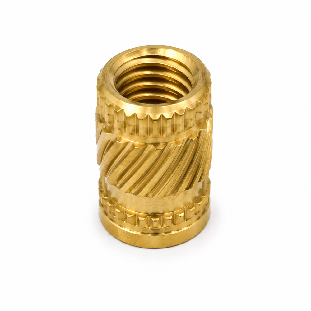 Brass Helical Knurling Inserts