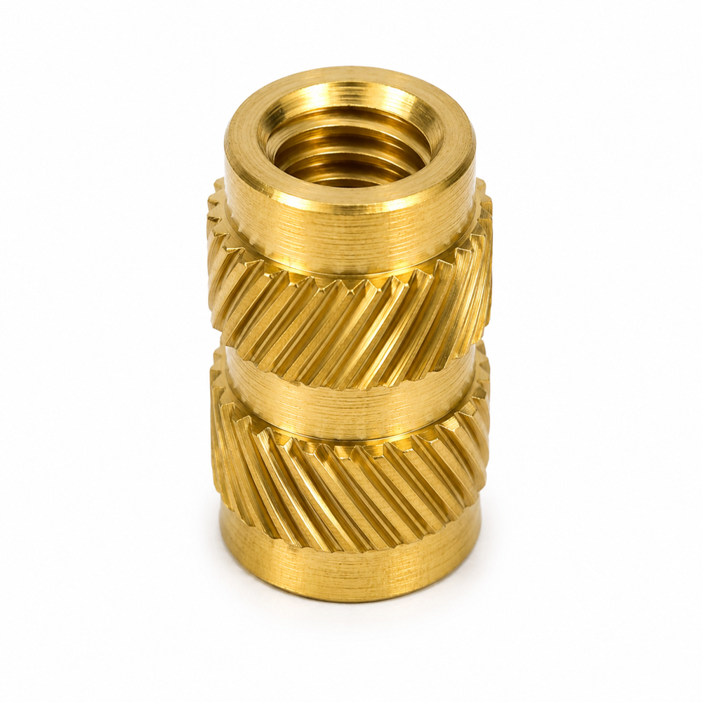 Brass Helical Knurling Inserts - Application: Automotive Plastic Parts