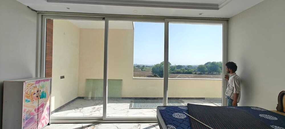 UPVC Three track sliding window