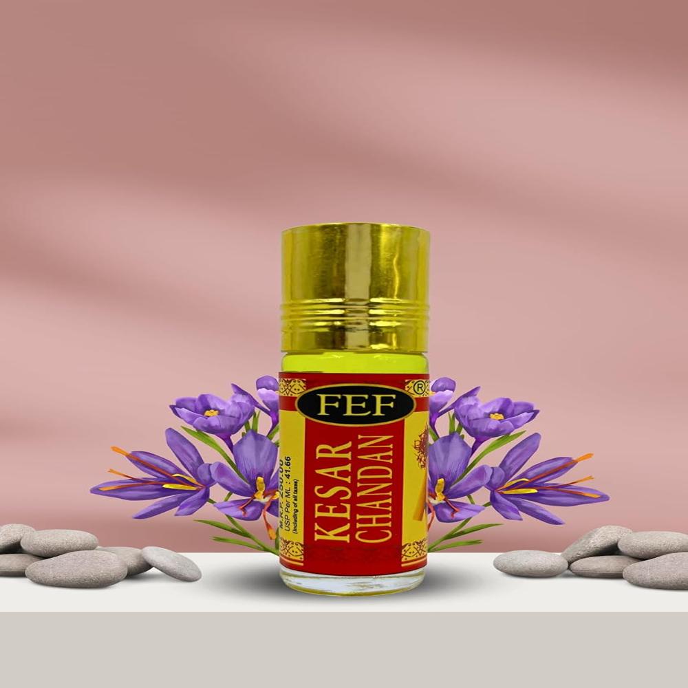FEF Kesar chandan roll on attar 6ml each