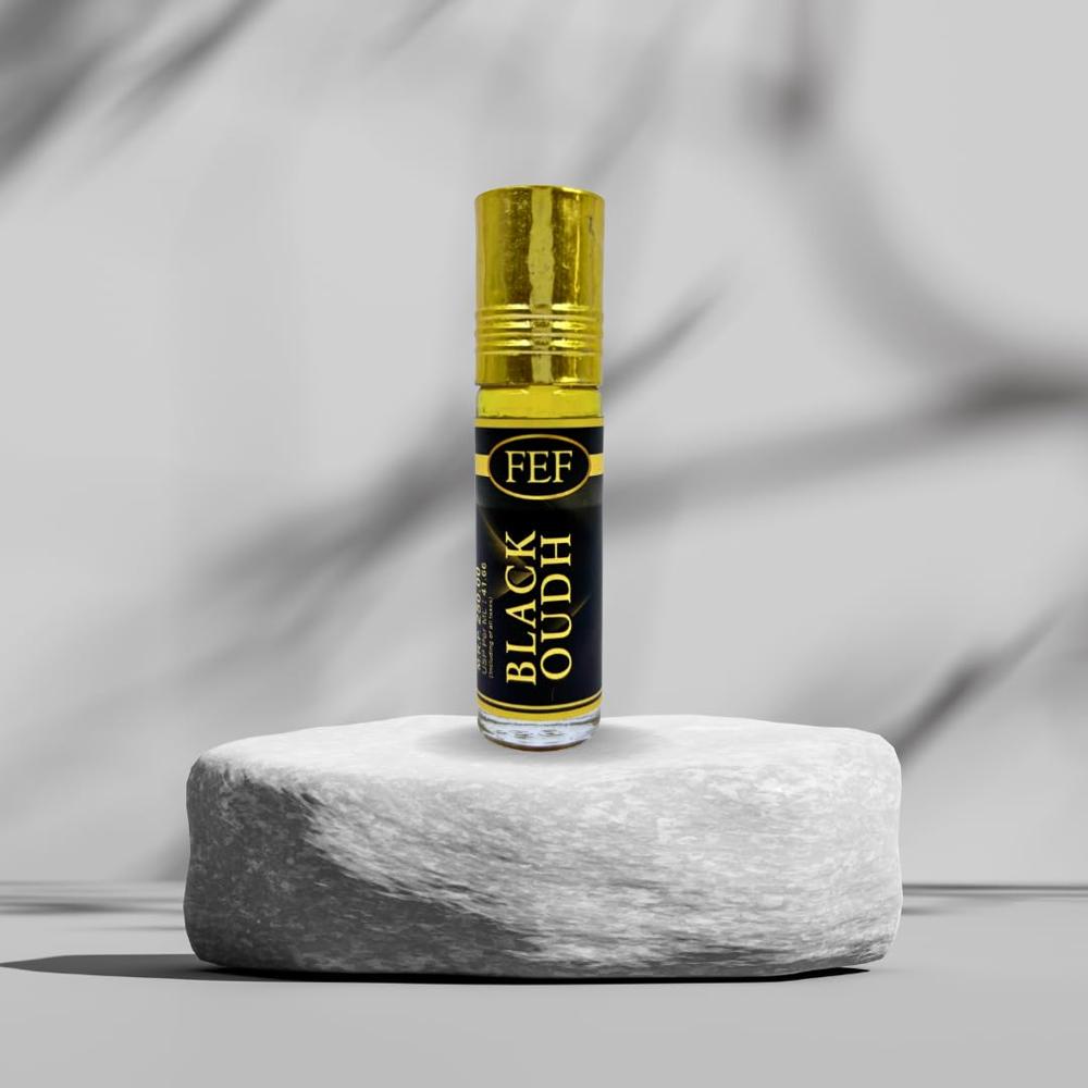FEF heena, firdaus, white oudh, black oudh roll on attar 6ml