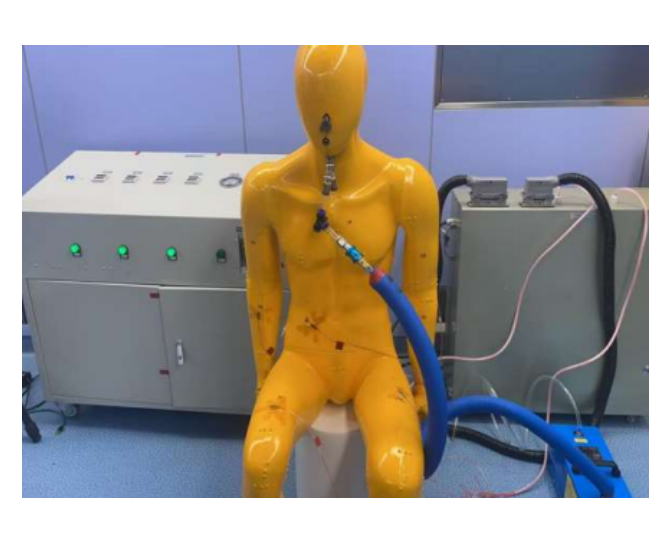 Manikin Breathing System - High-Strength Polymer & Metal Composite, 1800x500x400mm, 0-1 Bar Gas Pressure | Programmable Chest Expansion, Digital Control Panel, USB & Ethernet Data Output, Adjustable Humidity & Temperature