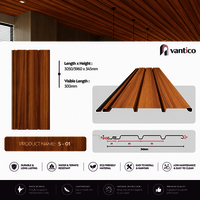 Pvc Wall Panel - Advantage: Elegant Wood Texture Finish