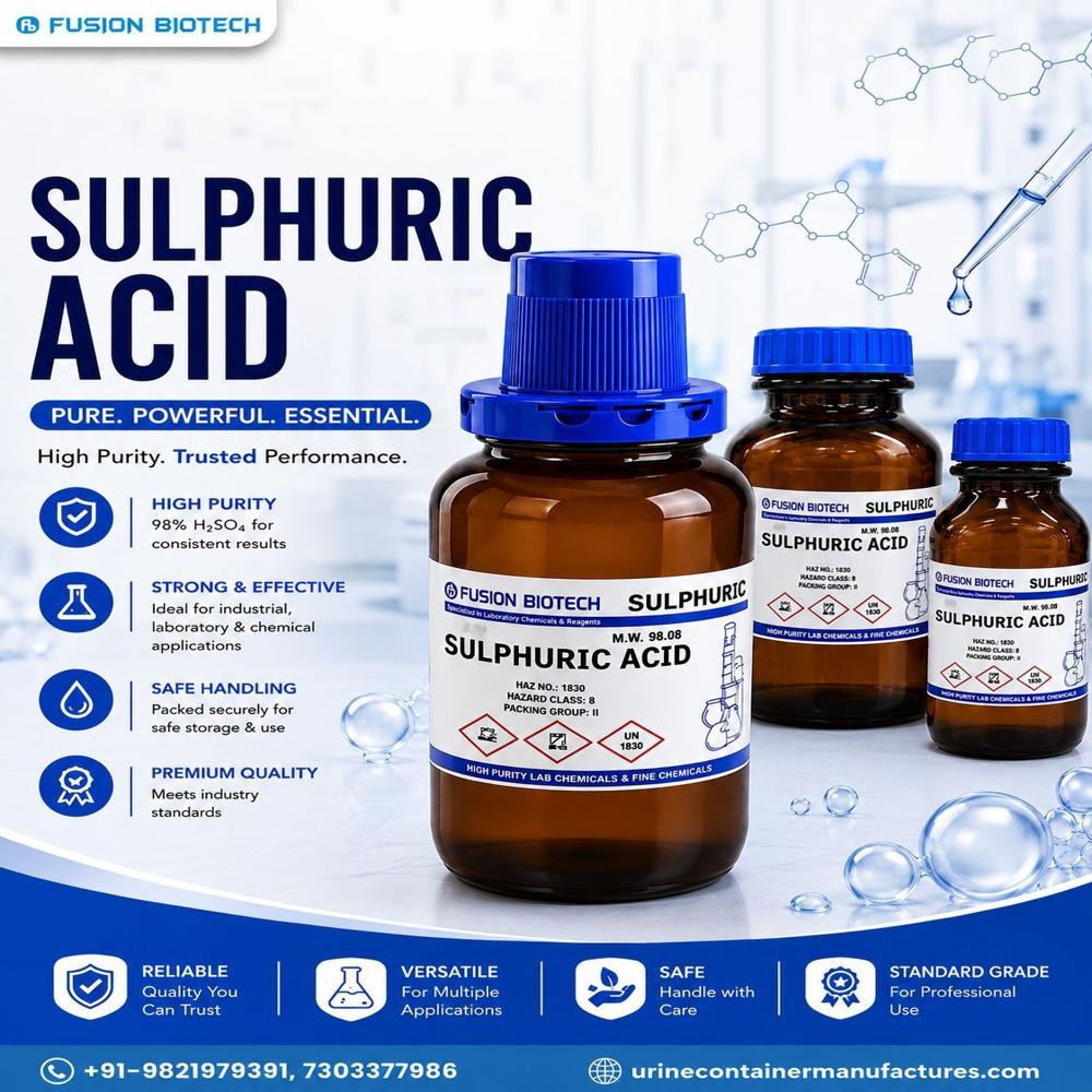 Sulphuric Acid - Application: Laboratory