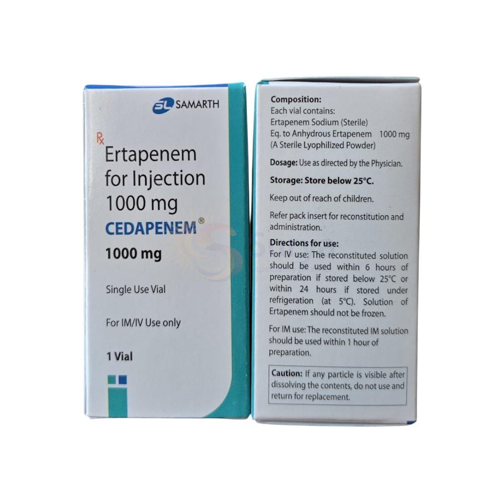 Ertapenem 1gm injection ( cedapenem 1gm )