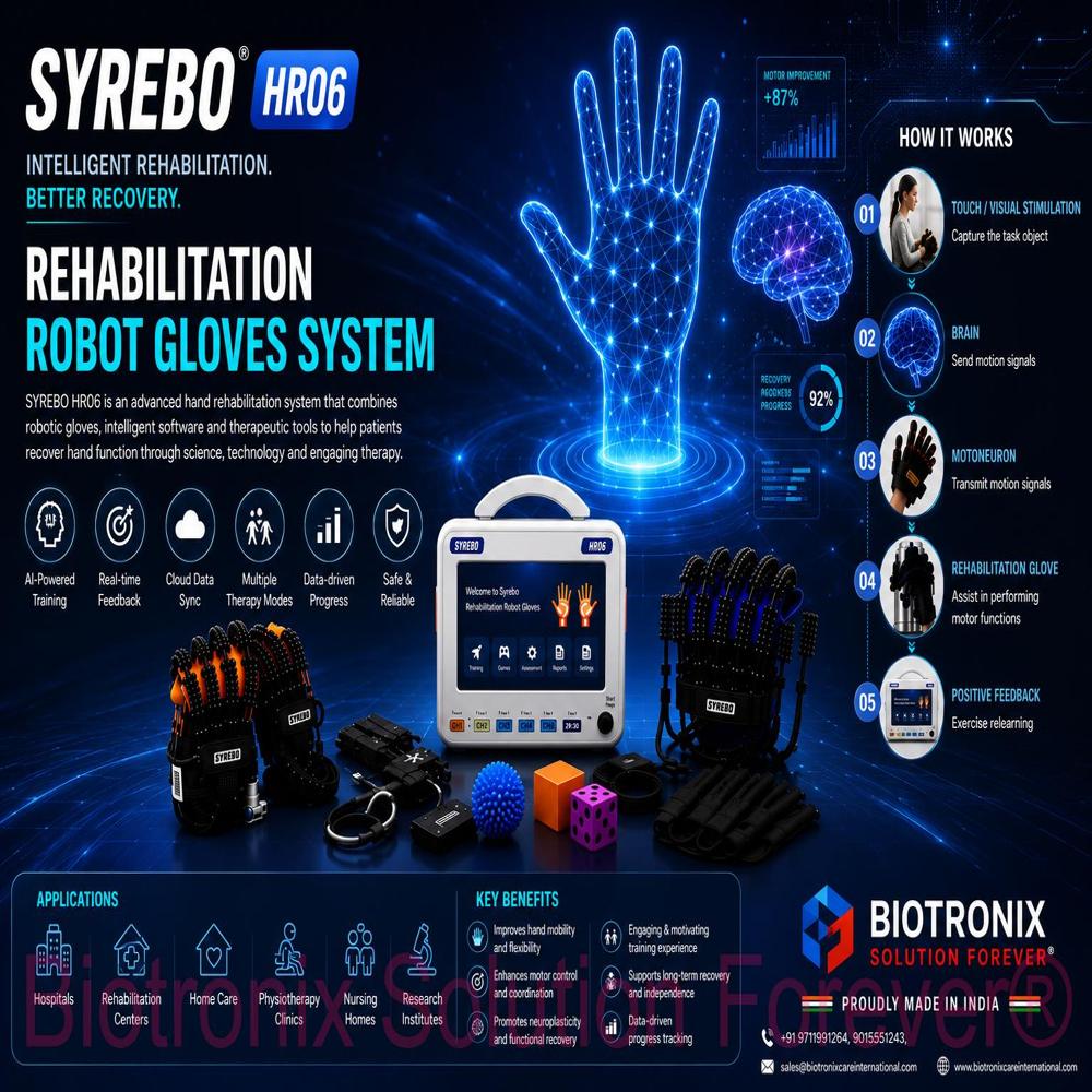 Advanced Robotic Hand Rehabilitation Glove for Neurological Recovery