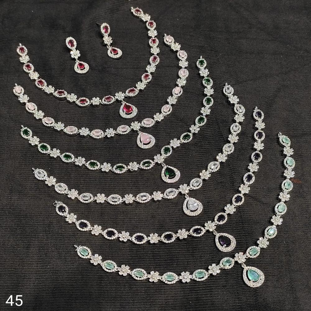 Flora Teardrop Necklace Set