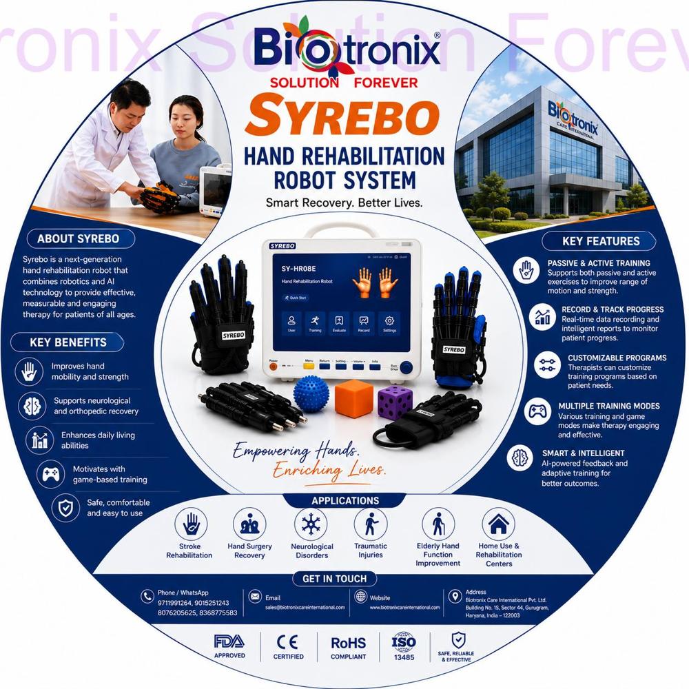 Professional Hand Rehabilitation Robot System for Physiotherapy Clinics